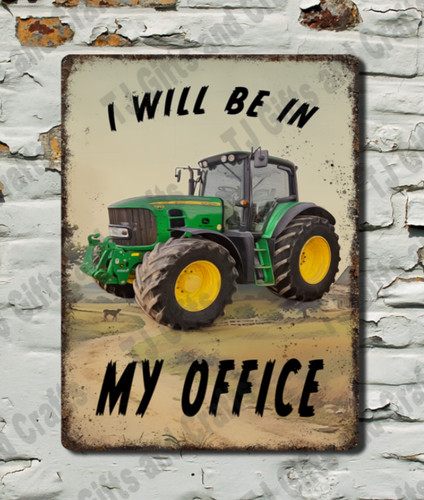 Office tractor vintage - in,