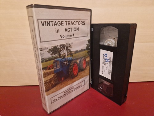 Vintage tractors action - tractors, in