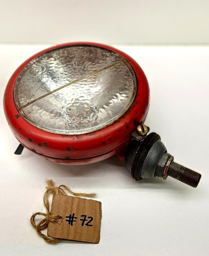 Vintage butlers red lamp - red,